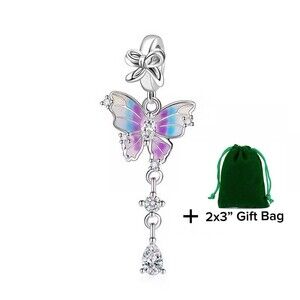 Butterfly Bracelet Charm Bead | 925 Silver | Brand New